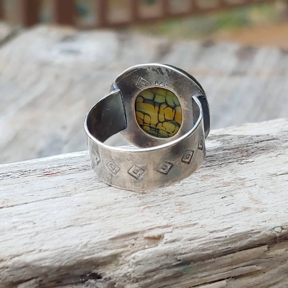 *SOLD* Dragon Scale Banded Agate Ring - Issabeau Jewelry One of a Kind - Picture 7 of 12